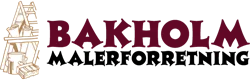 Bakholm Malerforretning logo med pensel motiv